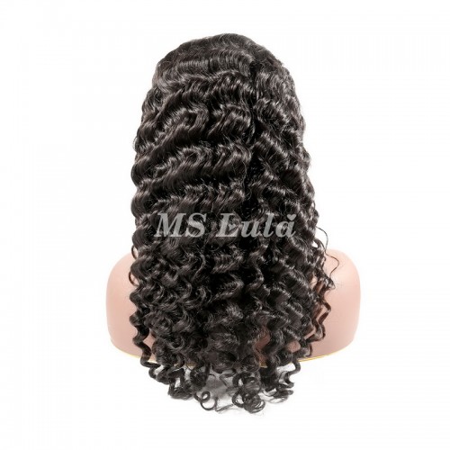 Virgin Human Hair Deep Wave 13x4 13x6 Transparent Lace Front Wigs | Human Hair Wig | Lace Front